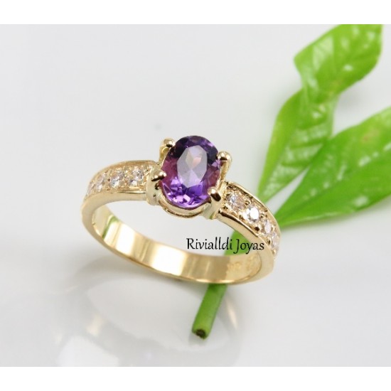 Anillo de online amatista